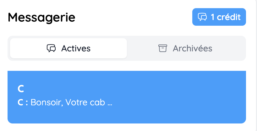 Communication fluide